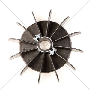 FLÄKTBLAD FÖR ELMOTORER YTTRE DIAMETER=117MM  BORRNING=18MM  HÖJD=22MM
