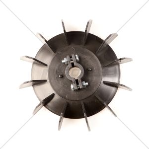 FLÄKTBLAD FÖR ELMOTORER YTTRE DIAMETER=130MM  BORRNING=15MM  HÖJD=25MM